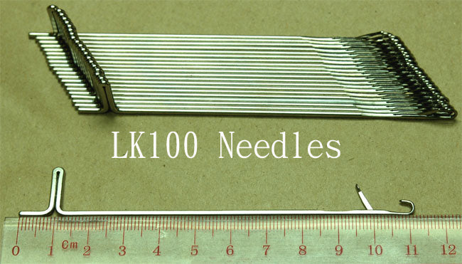 50X LK100 Needles For Knitting Machine Singer/Silver/ Studio