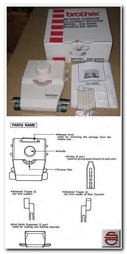 KA2600 INTARSIA CARRIAGE Machine Knitting-Brother KH260
