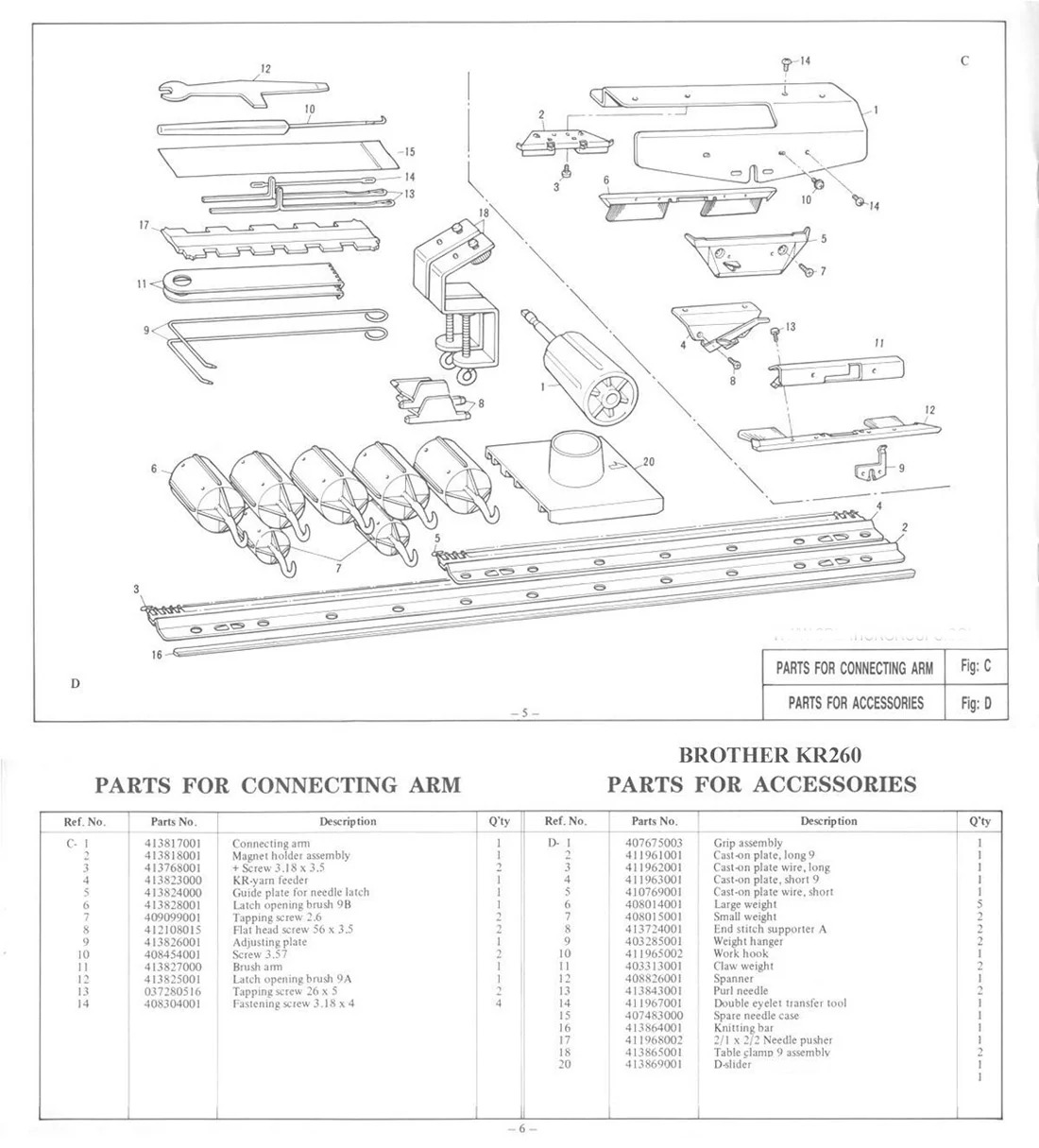 KR260 Ribbing Attachment for KH260 chunky Knitting Machine - Image 6