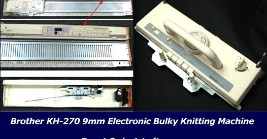 Brother KH270 Chunky Electronic Knitting Machine - Image 6