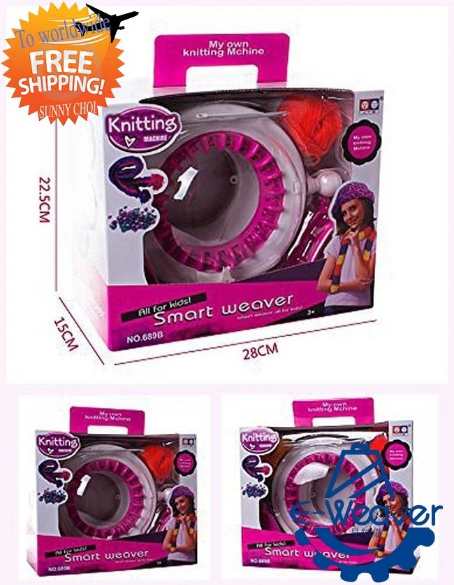 E-Weaver Knitting Loom Machine Toy Playset 689B - Image 2