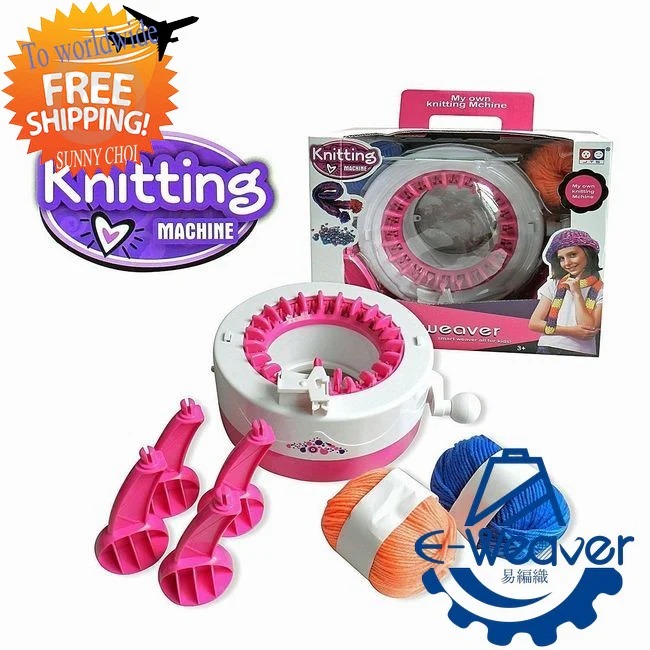 E-Weaver Knitting Loom Machine Toy Playset 689B - Image 4
