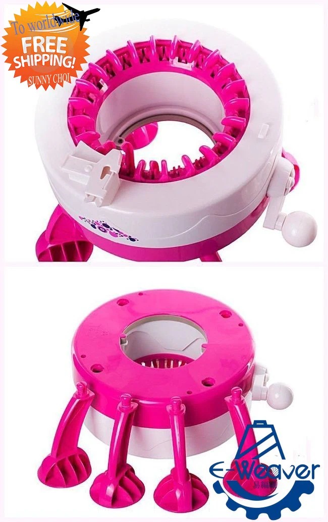 E-Weaver Knitting Loom Machine Toy Playset 689B - Image 5